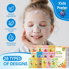 KONEUK masks for kids and teens offering nourishing, gentle care