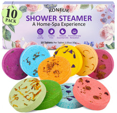 KONEUK shower steamers collection front view for an at-home spa ritual.
