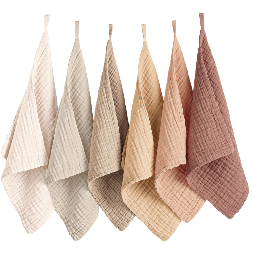 Konssy muslin face cloth with soft-touch fabric for gentle cleansing and makeup removal