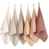 Konssy muslin face cloth with soft-touch fabric for gentle cleansing and makeup removal