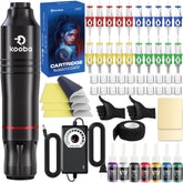 KOOBA Tattoo Gun Kit rotary pen for precise line control during practice.