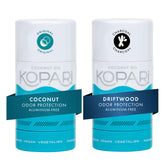 Kopari Original aluminum-free coconut deodorant stick glides on smoothly for all-day freshness.