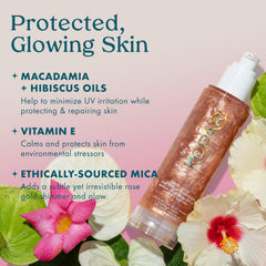 Kopari Sun Shield Body Glow packaging in a 5 oz tube.