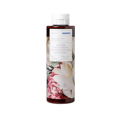 KORRES Grecian Gardenia Renewing Body Cleanser bottle-lather delivers gentle cleansing and hydration.