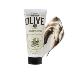 KORRES Olive Body Lotion bottle ready to absorb quickly for hydrated skin