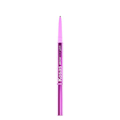 Kosas Brow Pop Nano precision tip closeup showing ultra-fine hair-like strokes for natural brows