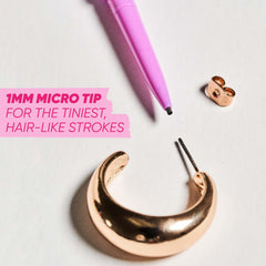 Kosas Brow Pop Nano swatches hero shows shade variety for tailored brow matching