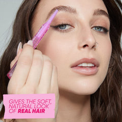 Kosas Brow Pop Thick Side fills sparse brows with soft, hair-like density.
