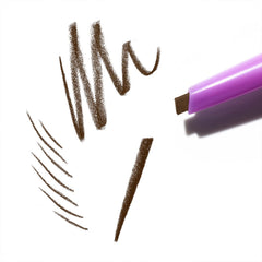 Kosas Brow Pop Thin Side creates feathered strokes for defined arches.