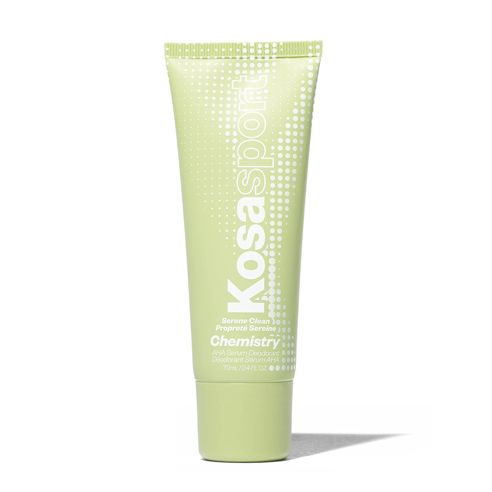 Kosas Chemistry Deodorant bottle; aluminum-free formula for gentle, skin-friendly protection.