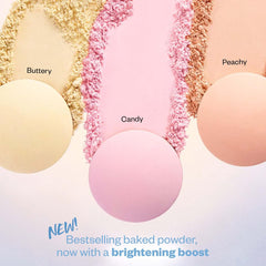 Kosas Cloud Set Candy under-eye brightening swatch for targeted coverage.
