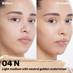 Kosas Revealer Concealer applicator demonstrates smooth blending for under-eye areas.