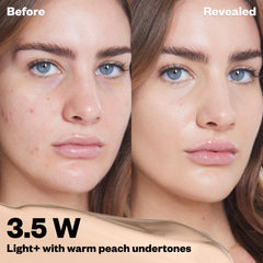 Close-up of creamy texture showing Hyaluronic Acid-infused formula for hydration.