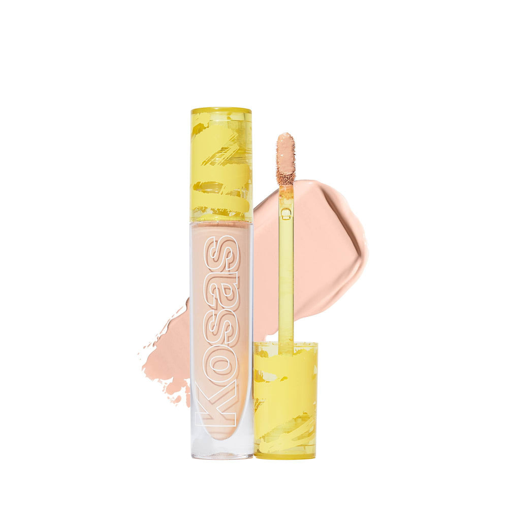 Kosas Revealer Concealer packaging close-up highlights clean vegan formula for daily wear.