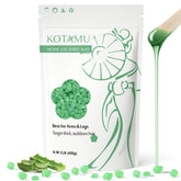 KOTAMU Wax Beads 1lb Aloe Vera pack for gentle, skin-friendly hair removal