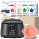 KOTAMU Waxing Kit digital wax heater for even heat and professional-at-home results