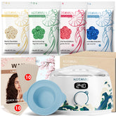 KOTAMU waxing kit with digital wax warmer for home salon results.