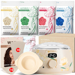 KOTAMU waxing kit front view with user-friendly controls for home use
