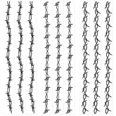 Kotbs barbed wire tattoo sheets collection for bold armbands, concert-ready look
