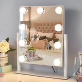 Kotdning vanity mirror with lights showing versatile makeup lighting options for day and night use