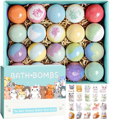 Kottke Kids Bath Bombs box cover shows vibrant packaging, ideal as a kid-friendly gift.