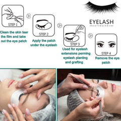 kovko eyelash-extension patches purple protect skin and keep adhesives away from lashes.