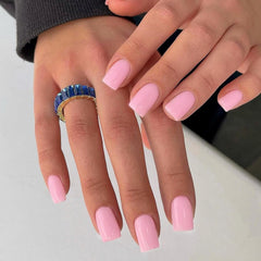 KQueenest short coffin square nails ready for daily wear and quick styling