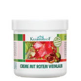 Krauterhof Horse Chestnut & Red Vine Cream bottle for leg comfort and varicose support