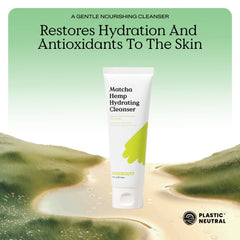 KraveBeauty Matcha Hemp Hydrating Cleanser creamy lather closeup highlights non-stripping, soothing wash