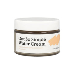 KraveBeauty Oat So Simple Water Cream jar closeup for soothing, hydrating skin