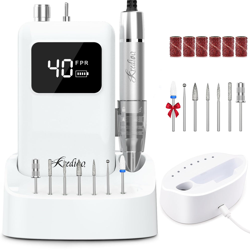 Kredioo professional nail drill brushless motor for longer life and steady performance.