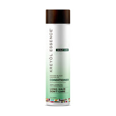 Kreyol Essence scalp care conditioner bottle with Haitian black castor oil supports a healthier-looking scalp