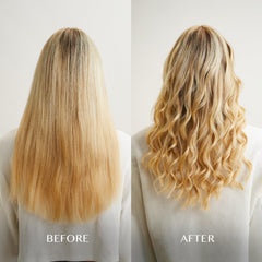 Kristin Ess titanium barrel provides smooth glide with anti-frizz shine.