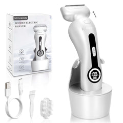 Krovena electric razor detachable head for easy cleaning and maintenance