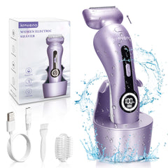 Krovena electric razor detachable-head for easy cleaning and maintenance.