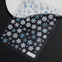 KRTBKR self-adhesive nail decals applied easily on natural or artificial nails.