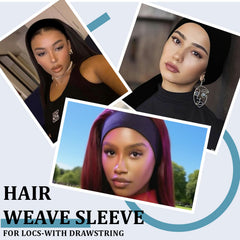 Kryxelion hair weave sleeve stretchy fit adapts to various head shapes and hairstyles.