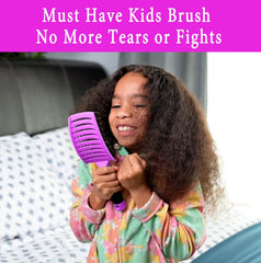 KTKUDY Detangling Brush distributes natural oils for radiant shine.