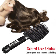 KTKUDY vented detangler brush enables quick drying with better airflow.