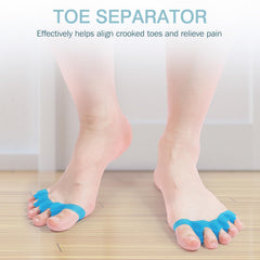 KTSAY toe separators used during workouts for comfortable movement.