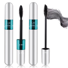 KUNSHNBEI QIC mascara bottle close-up shows rich waterproof black formula