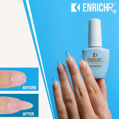 KUPA GelFinity EnrichRx nail-structure-build demonstrates natural-looking strength.