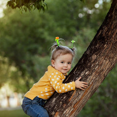 Kurilai mushroom hair clip adds neat, cute accents for tidy hairstyles and photo-ready looks
