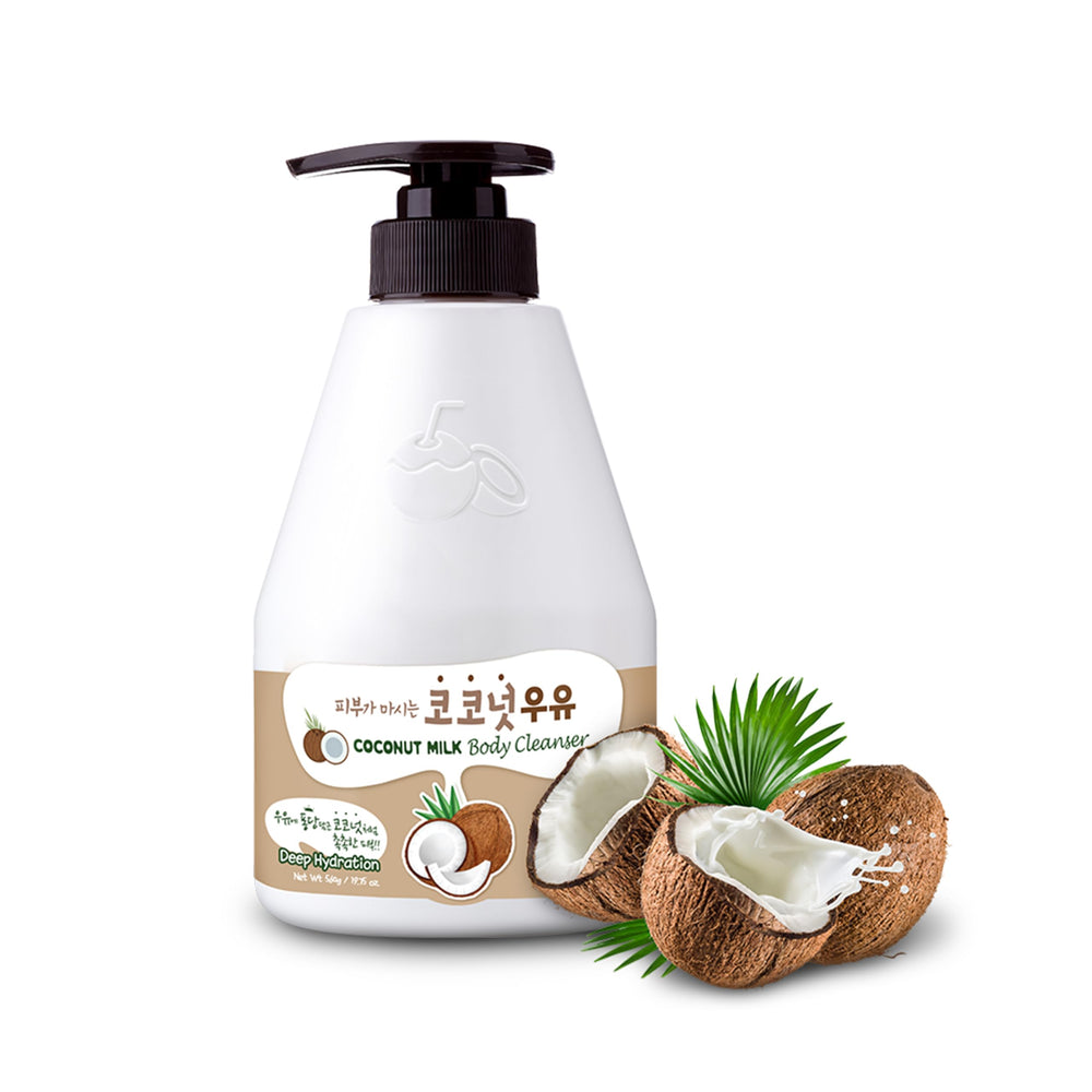 Kwailnara Coconut Milk Body Wash bottle — tropical hydration for refreshed, smooth skin.