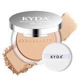 KYDA mineral powder SPF35 compact for on-the-go sun protection and matte finish