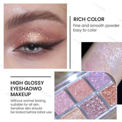 KYDA pearly shimmer eyeshadow detail for luminous highlights and soft blending