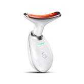 KYOTTANI neck-face massager in use for soothing jawline massage during self-care.