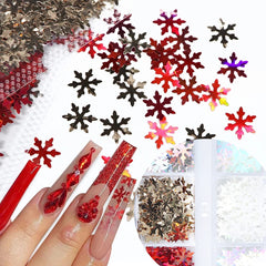KZBTRBT holographic snowflake glitter for DIY nail art and crafts