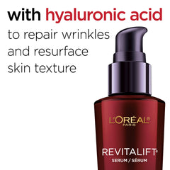 L'Oreal Paris Revitalift triple power applicator pump demonstrates easy daily use.