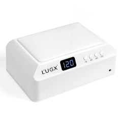 L'UGX professional nail curing lamp, front view, fast gel drying for home and salon use.